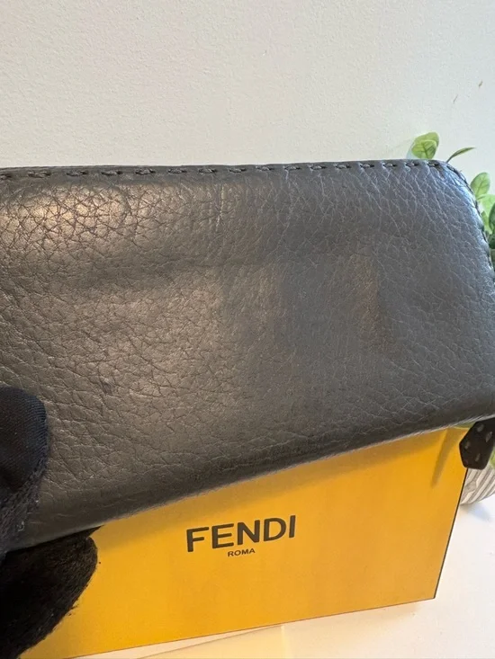 Fendi Selleria Cuoio Romano Leather Continental Wallet - Picture 7 of 11